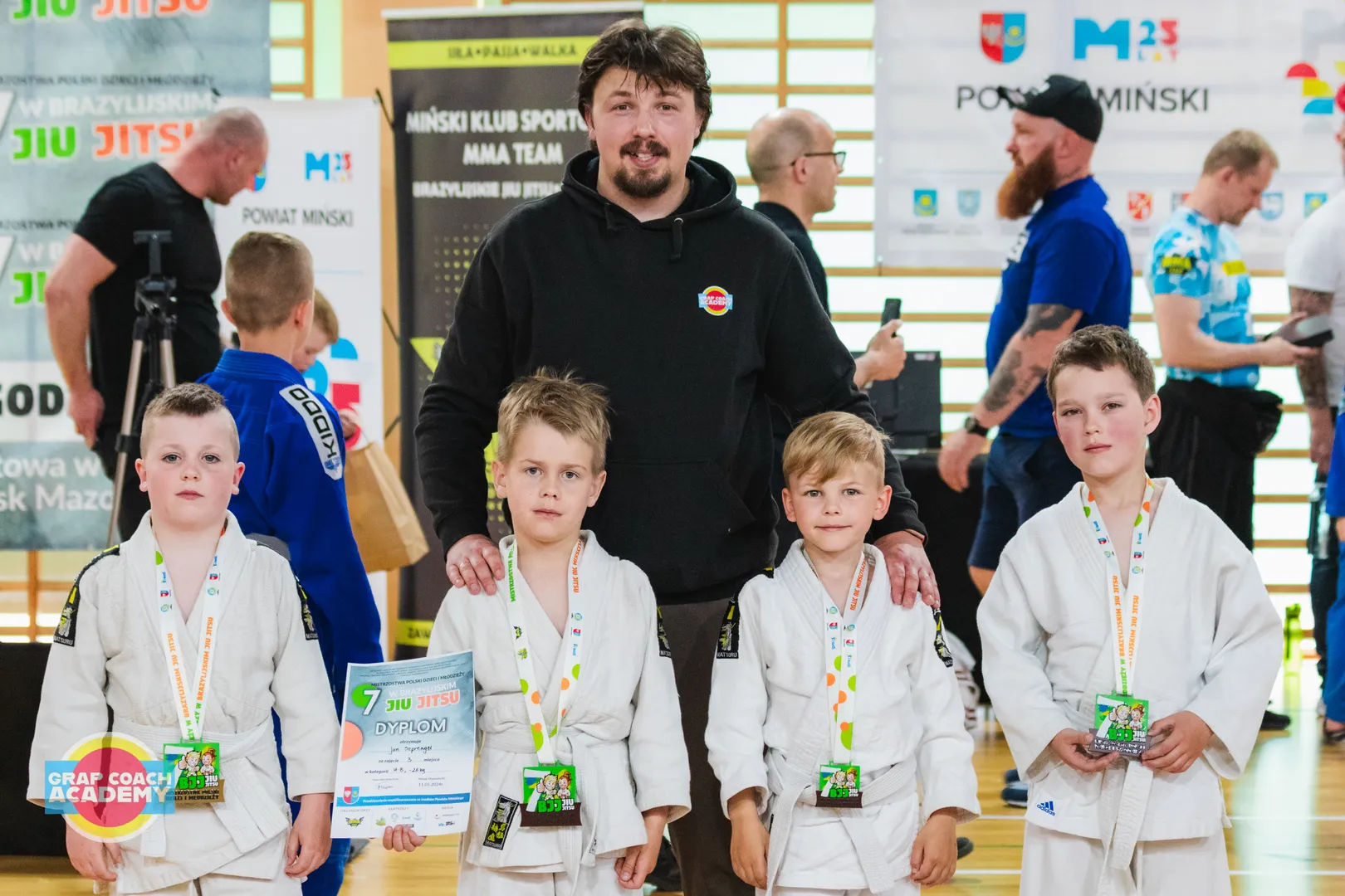 Zajęcia podopiecznych na turnieju Grap Coach Academy