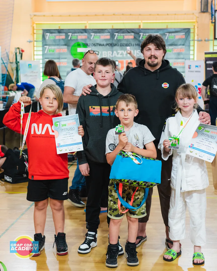 Zajęcia podopiecznych na turnieju Grap Coach Academy